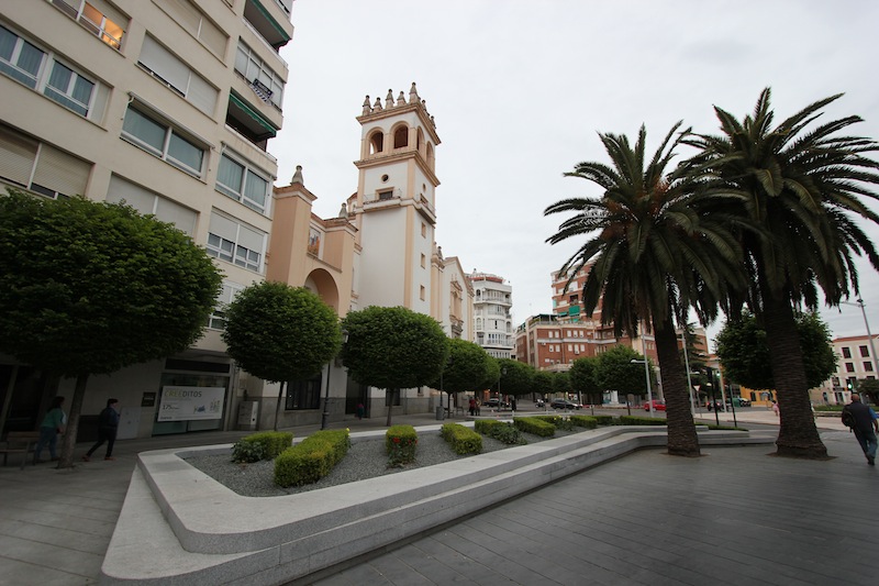 Площадь Минайо в Бадахосе