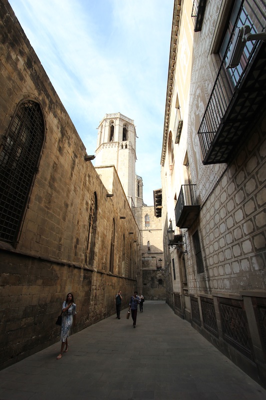 Готический квартал в Барселоне