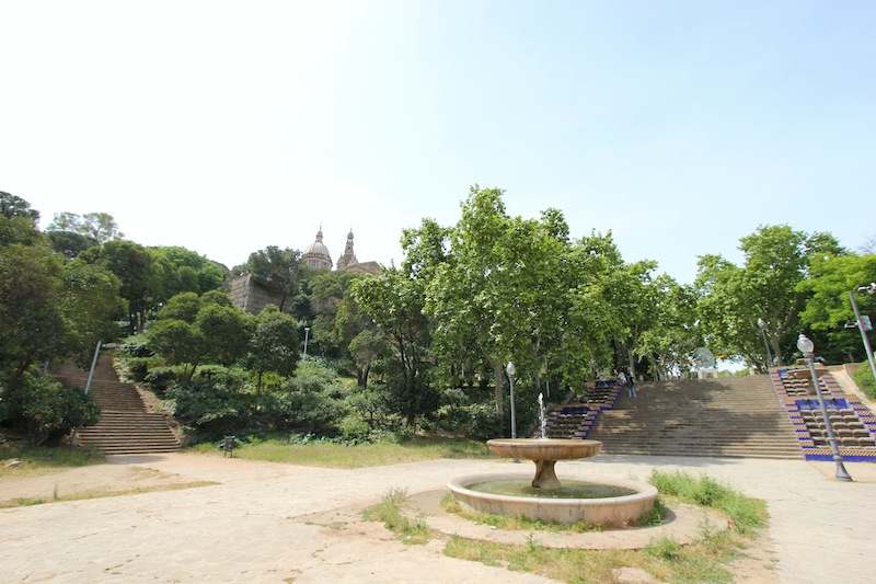 На горе Монжуик