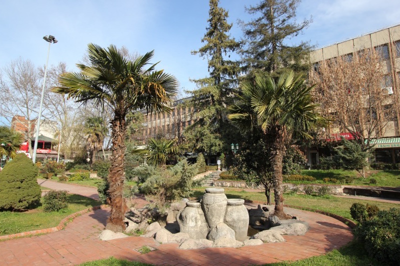 В парке рядом с мечетью Айя-София