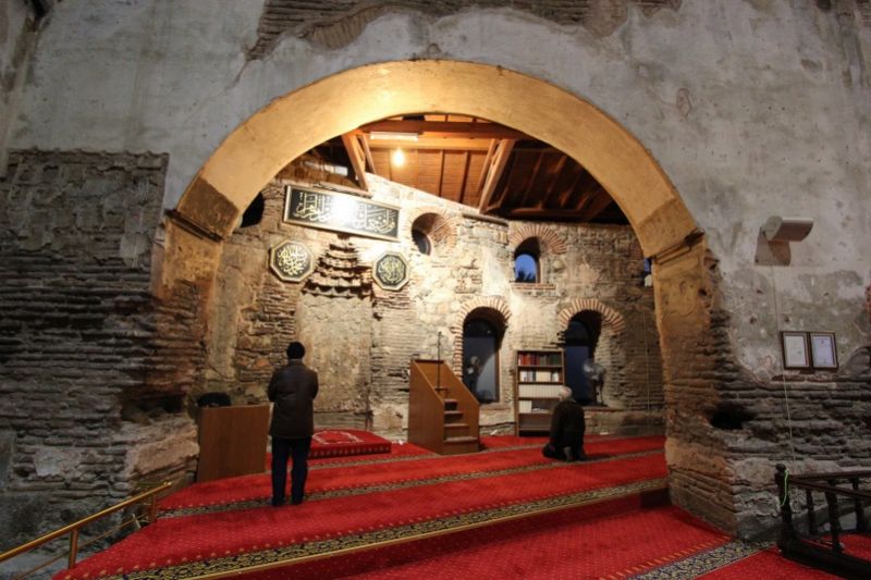 Внутри мечети Айя-София