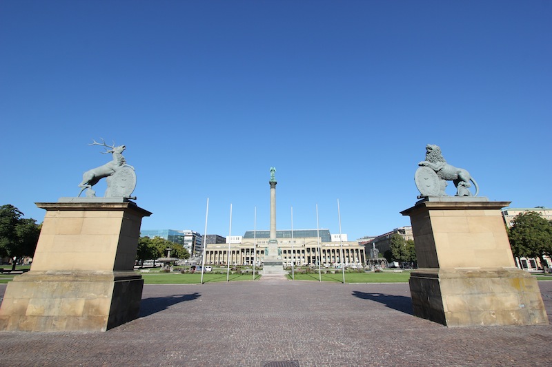 Дворцовая площадь в Штутгарте