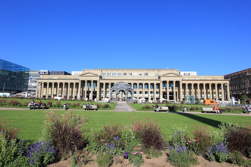 Дворцовая площадь в Штутгарте