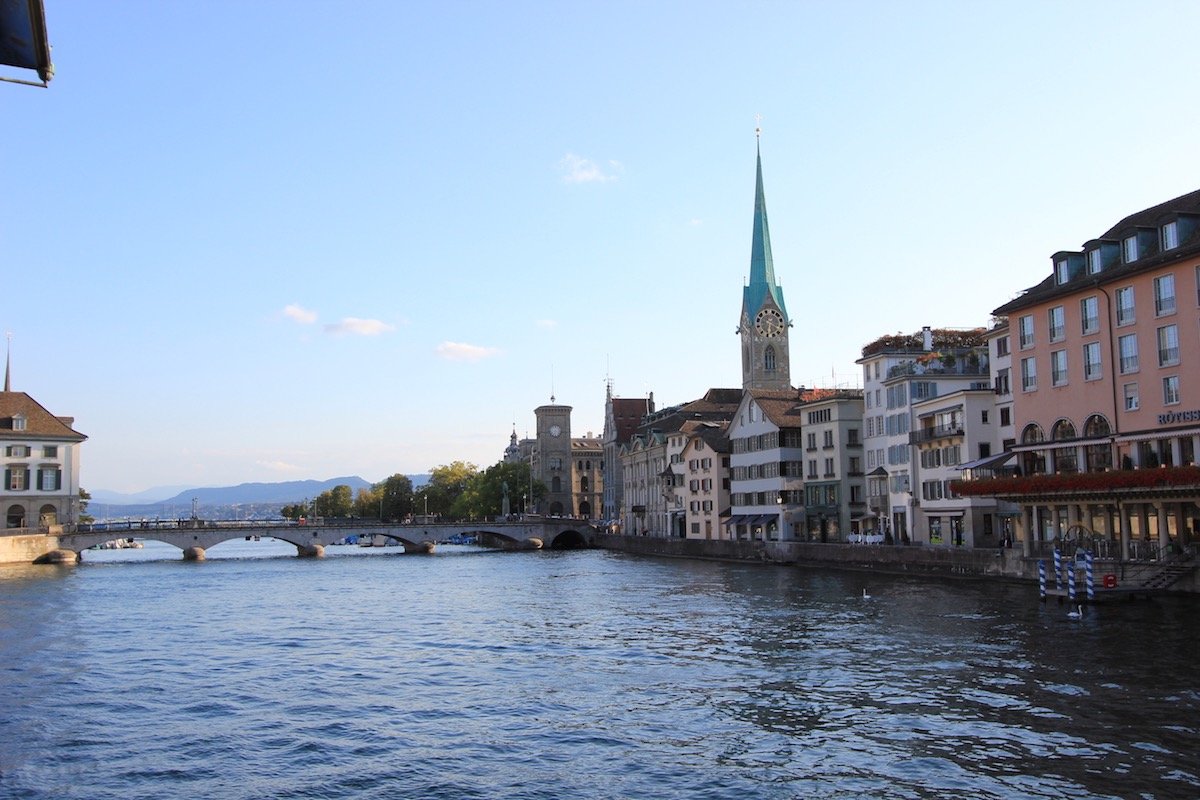 Вид на мост Мюнстербрюкке